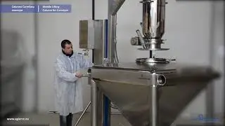 Mobile Lifting Column for Vacuum Conveyor - AGIERRE