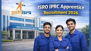 ISRO IPRC Apprentice Recruitment 2026 - Apply Now