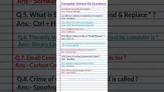 General knowledge questions and answers|Gk computer science|Odia gk|Computer gk