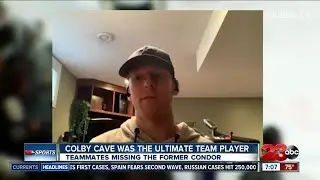 Condors teammates remember Colby Cave