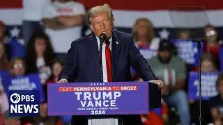 WATCH: Trump speaks at campaign rally in Erie, Pennsylvania