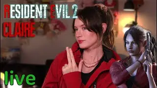 JUGAMOS RESIDEN EVIL 2 CON CLAIRE  día 2 :3