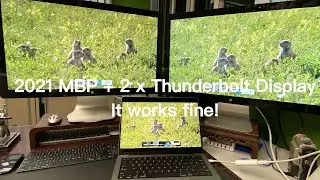 2021 MacBook Pro M1 Pro Unboxing + Thunderbolt Display Daisy Chain Reborn + Sound Test [Part 1]
