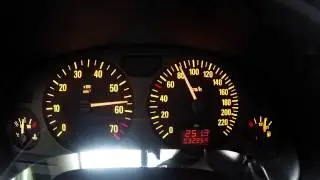 Opel Astra G 1.8 125PS acceleration  0-130km/h Beschleunigung