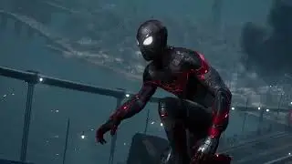 INSANE Bridge Rescue Scene! 🤯🔥 | Miles Morales PS5