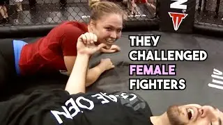 Эти парни бросили вызов женщинам-бойцам UFC...