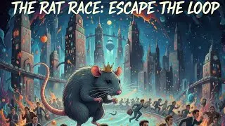 Stop and rethink your life. Rat race of human life 