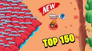 TOP 150 FUNNIEST FAILS IN BRAWL STARS // WORLD RECORD