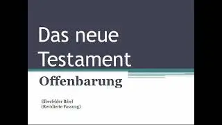 Offenbarung (ganzes Buch) - Elberfelder Bibel