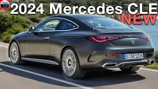 All NEW 2024 Mercedes CLE Coupe - FIRST LOOK Driving, exterior, interior