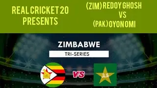 Pakistan ( Oyon Omi ) Vs Zimbabwe ( Redoy Ghosh ) 1st ODI In REAL CRICKET 20