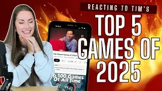 My Reaction to Tim Chuon's Top 5 Games Of 2025!