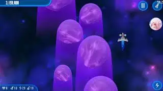 Chicken Invaders 3 - Deep Space Encounter : Comet Chase Warp #9.1-9.9 - Mech Egg Ship Boss (Wave 50)
