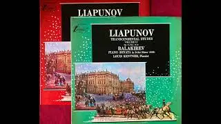 Louis Kentner Plays Liapunov Transcendental Etudes Nos. 6-12.   (1972)