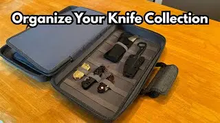Knife Display Case 64+ Pocket Knives, Butterfly Knife Storage Box, Folding Knives Organizer Holder