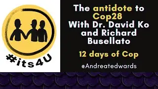 #Its4U - The antidote to Cop28 with Dr. David Ko and Richard Busellato