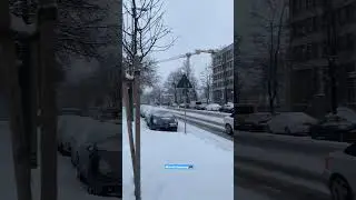 Munich Germany 🇩🇪 | snow❄️ snow day | #germany #munich #viral #short #snow #reels #shortvideo