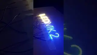 Led filament letters mk2 #filament #filamentled #ledmk2 #ledlights