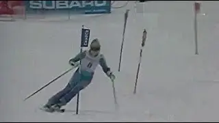 Thomas Fogdoe wins slalom (Waterville Valley 1991)