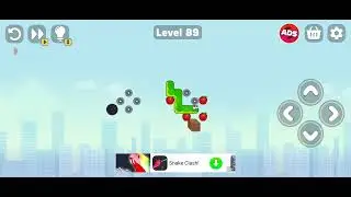 Snake puzzle Slither to eat level 89 Solution #viralgame#trending video#snakepuzzle 