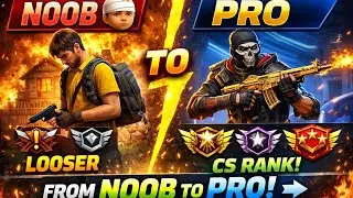 Noob 🤕 to Pro 🔥 Free Fire CS Ranked Gameplay | FF Indian