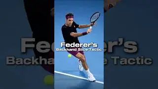 Use the Backhand Slice like Roger Federer 🔥🎾 #tennistips #backhand #slice #federer #rogerfederer