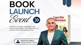 I am the Difference Author :Ramesh Kutty Shetty Book Launch Event