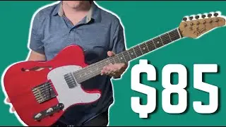 Обзор Glarry GTL Semi-Hollow | Thinline Tele