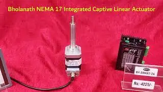 Integrated Captive Linear Actuator | NEMA 17 | ICLA | 0.9N | Stepper Motor | Bholanath | English