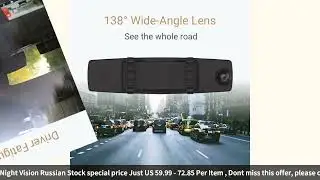 Best Buy YI Mirror Dash Cam Dual Dashboard Camera Recorder Touch Scr