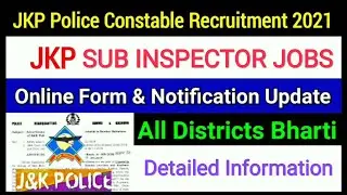 #jkpconstablejobsupdates#jkpsubinspectorjobsupdates| JKP JOBS UPDATES FOR CONSTABLE & SUB INSPECTOR|