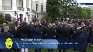 Washington on high terror alert: Senate building re-opened following suspicious mail scare