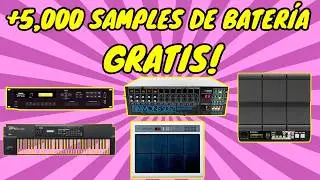 Samples de Bater&iacute;a GRATIS Simmons, Roland, Yamaha 💥Cumbias, Temerarios, Trap, 80s, Worship Ac&uacute;stico