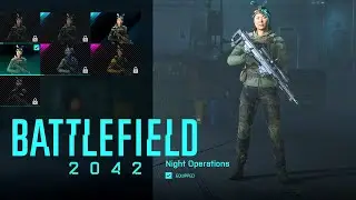 Battlefield 2042 - Paik Character Outfit - Night Operations