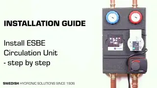 Install ESBE Circulation Unit