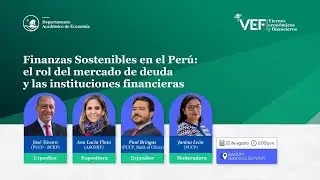 VEF | Finanzas Sostenibles en el Per&uacute;: el rol del mercado de deuda y las instituciones financieras