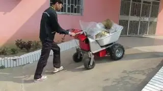 Electric Mini Dumper 400kgs load capacity 800w,24v Www.qdsunkwan.com