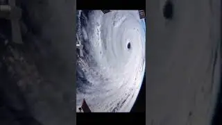 Huge Hurricane From Space