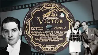 &ldquo;About A Quarter To Nine&rdquo; by Ruby Newman and his Orchestra 1935