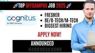 Cognitus SAP Trainee Hiring 2025 | 6.5 LPA | NCET Mandatory | Mumbai & Hyderabad| Freshers Apply Now