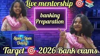 live mentorship for banking preparation 🎯 2026#sbipo2026 #vocab revision