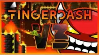 Geometry Dash | Conquering Fingerdash V3! ⚡ Intense Level Completion