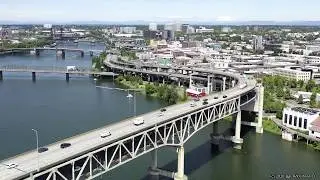 Tilikum Crossing & Marquam Bridge