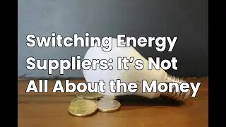 Switching Energy Suppliers: It's Not All About the Money