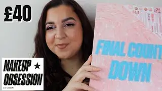 UNBOXING MAKEUP OBSESSION BEAUTY CALENDAR FINAL COUNTDOWN &pound;40 | LIZZIEDEMETRIOU