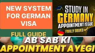 How to apply for german student visa on new portal (appointment system 2025) // apply german visa