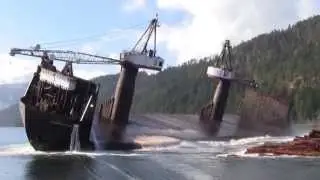 How to properly unload some wood-big ship unloading