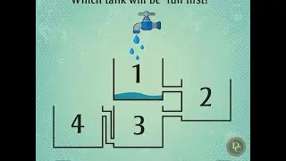 Which Tank Will Be Full First Puzzle (solution and video proof)