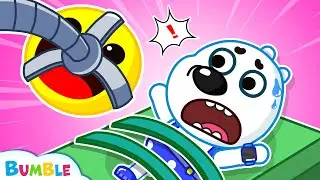 Bumble, How Do You Feel? 😀🥶🤢 Funny Stories For Kids about Emotion Masks @BumbleOfficialChannel