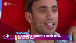 En Boca de Todos: Alejandra conoció a la madre de Said Palao en vivo (HOY)